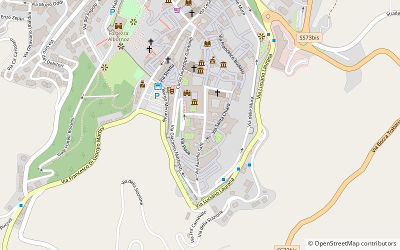 University of Urbino location map