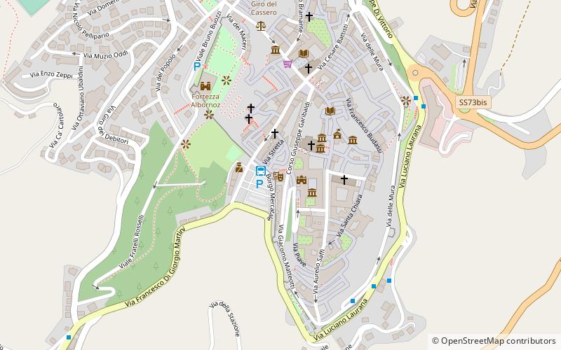 Teatro Sanzio location map