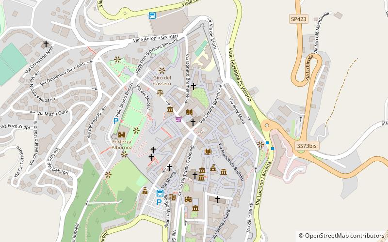 s francesco urbino location map