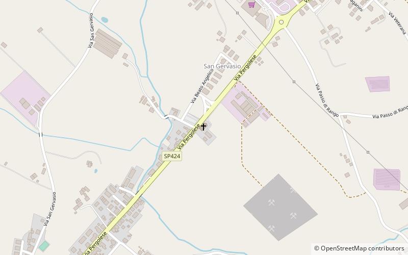 San Gervasio location map