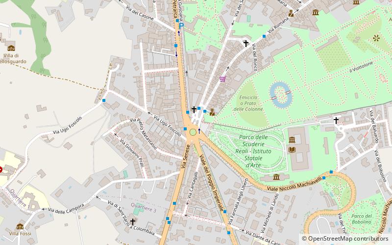 Porta Romana location map