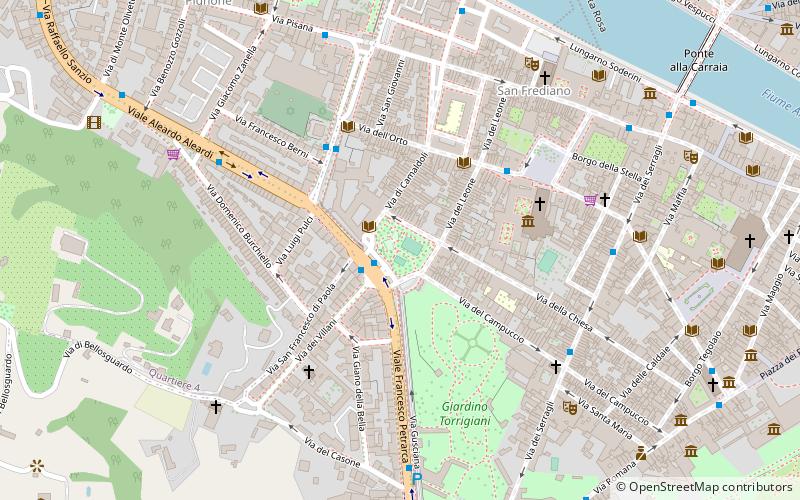 Piazza Tasso location map