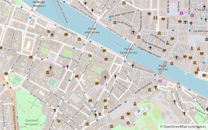 Palazzo Frescobaldi location map