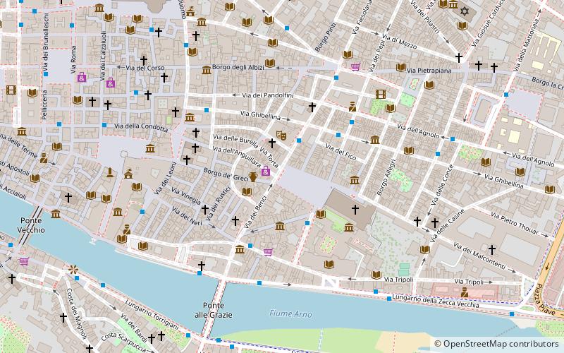 Piazza Santa Croce location map