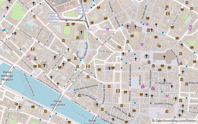 Palazzo Antinori location map