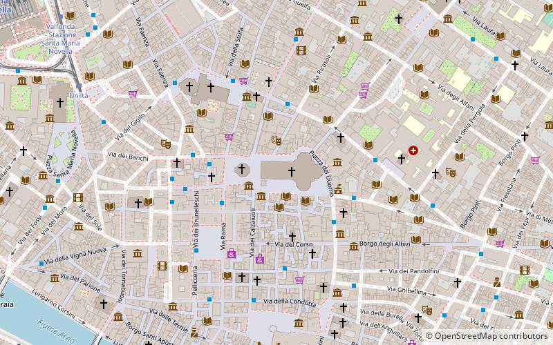 Centre historique de Florence location map
