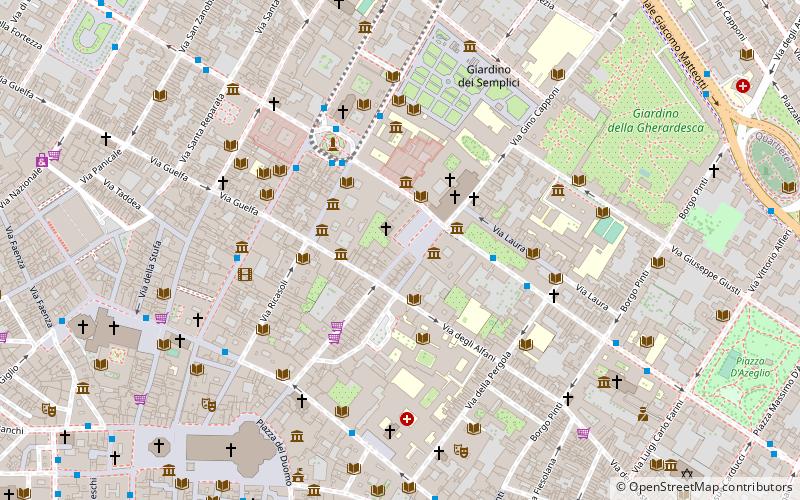 Palazzo Budini Gattai location map