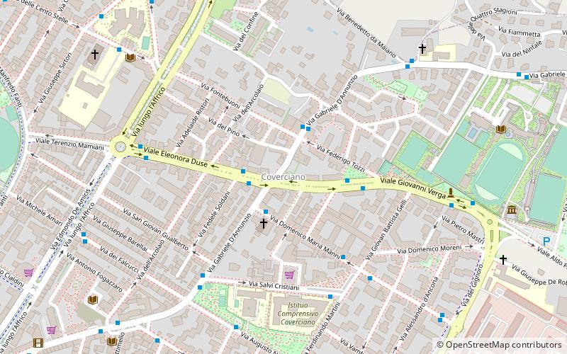 Coverciano location map