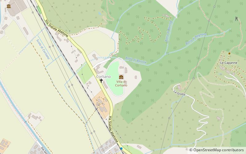 Villa di Corliano location map