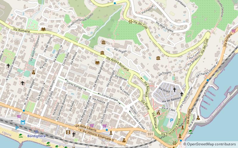 monet bordighera location map