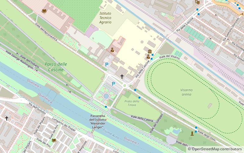 Palazzina Reale delle Cascine location map