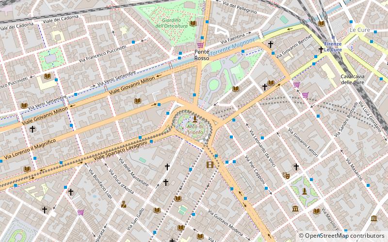 Arc de Triomphe des Lorraine location map