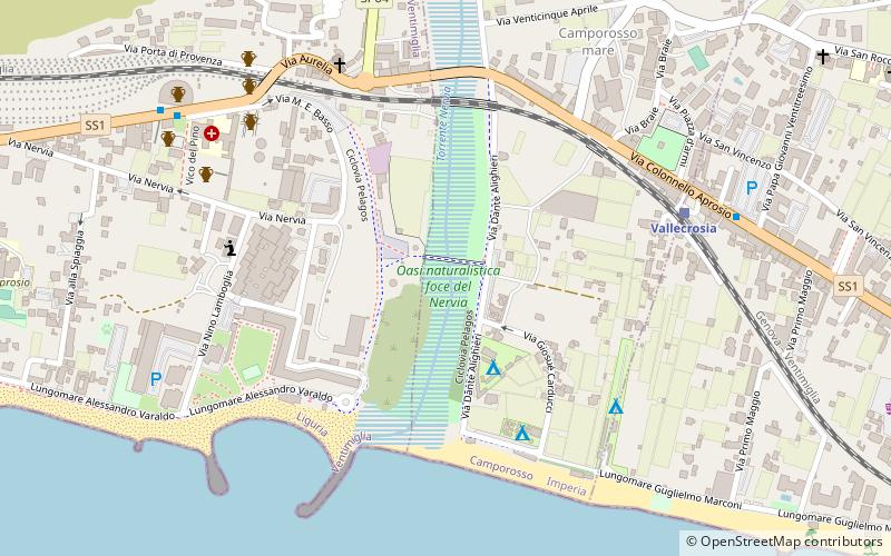 Oasi naturalistica foce del Nervia location map
