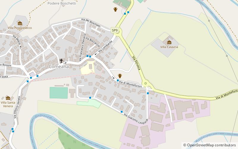 tumulus de montefortini location map