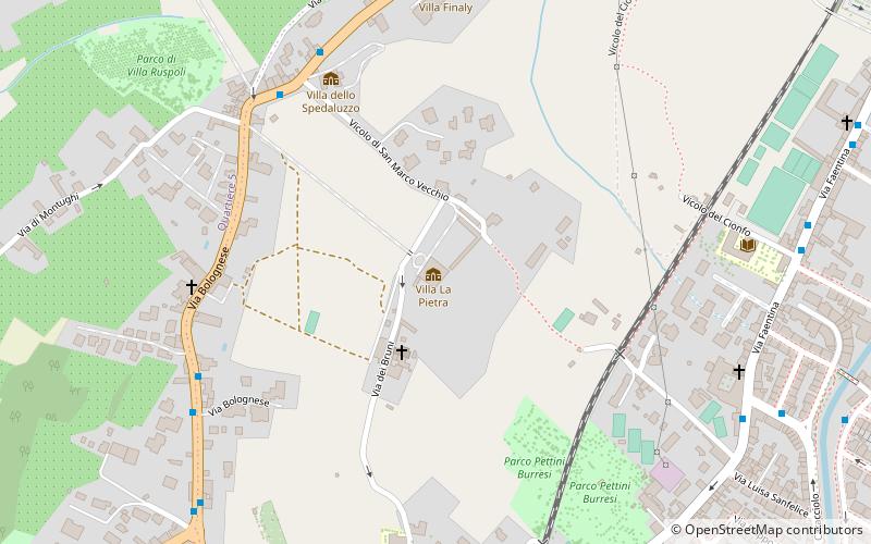 Villa La Pietra location map