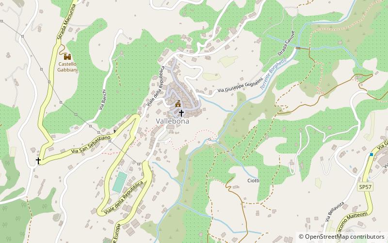 Vallebona location map