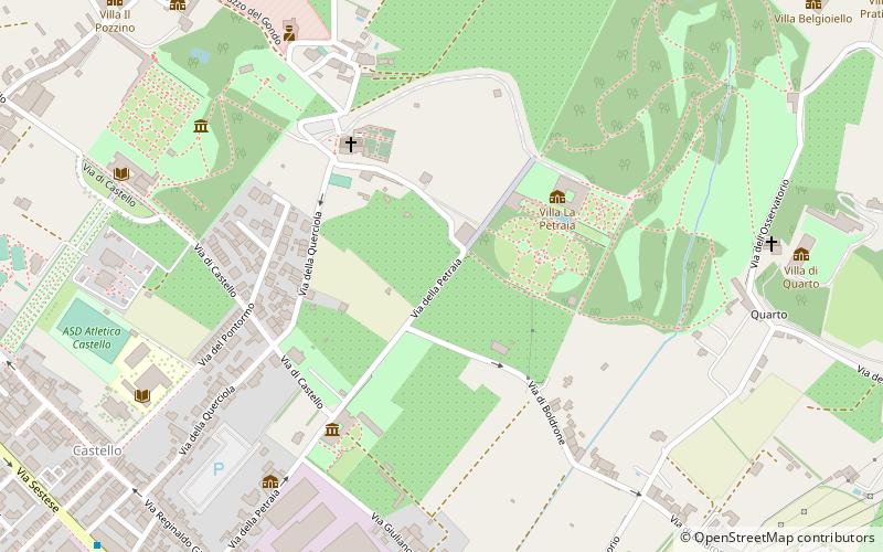 Villa La Petraia location map