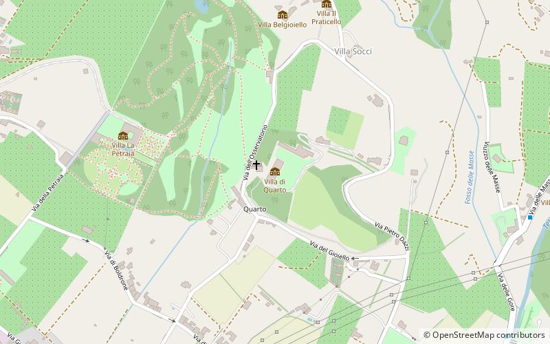Villa di Quarto location map