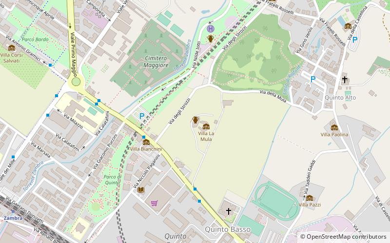 Tomba della Mula location map