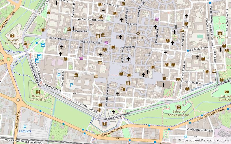 Piazza Napoleone location map