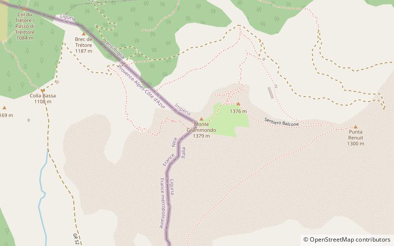 Monte Grammondo location map