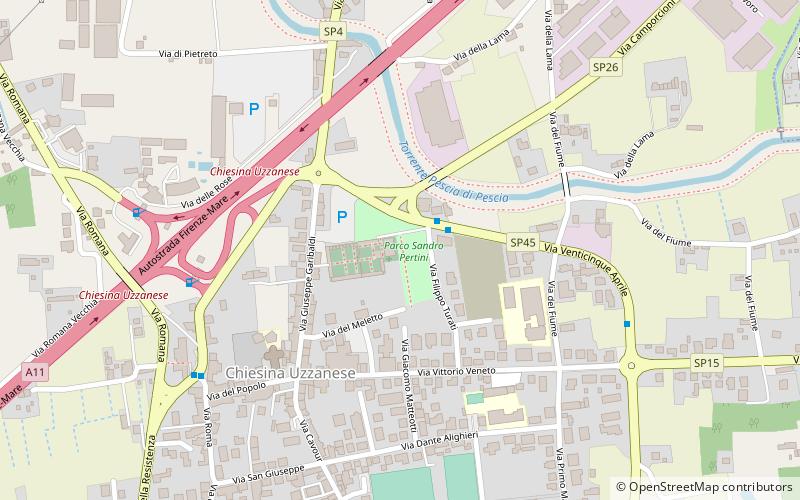 Parco Sandro Pertini location map