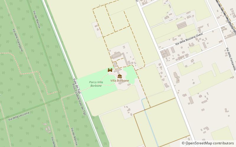 Villa Borbone location map