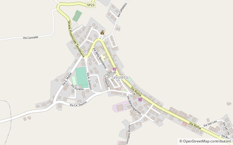 Tavoleto location map