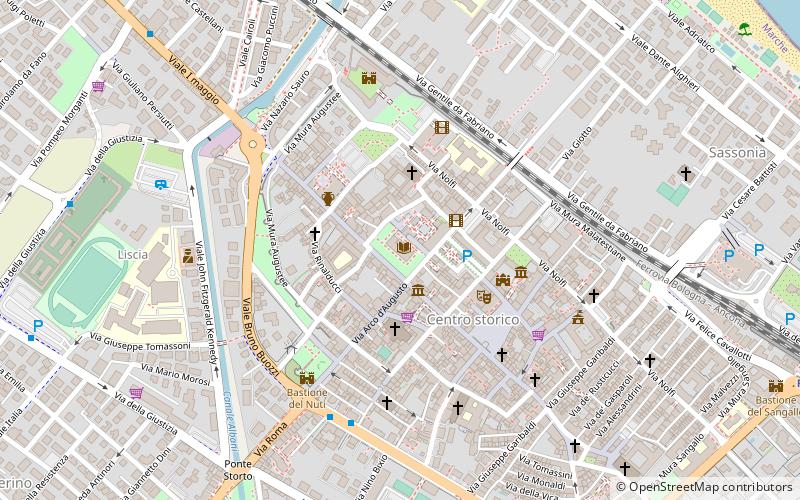 MEMO Mediateca Montanari location map