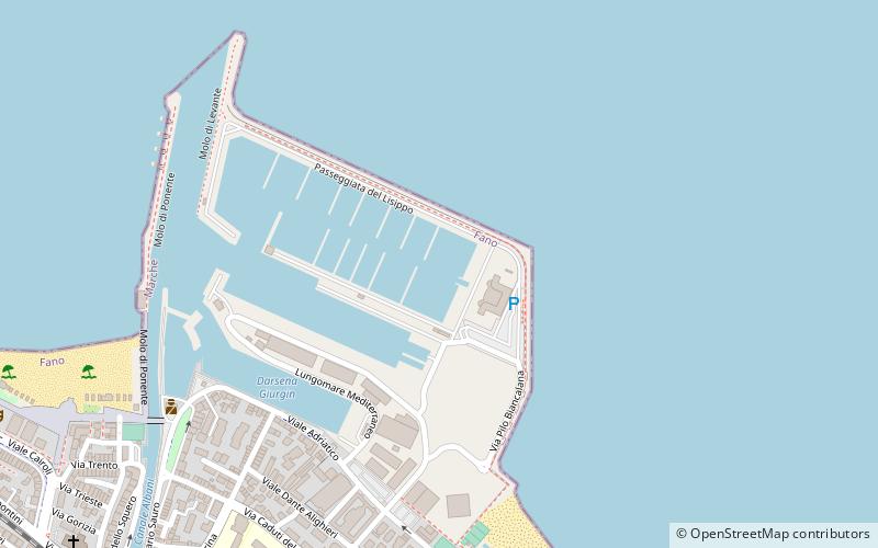 Marina dei Cesari location map