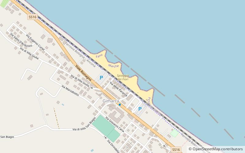 Spiaggia dei Fiori location map
