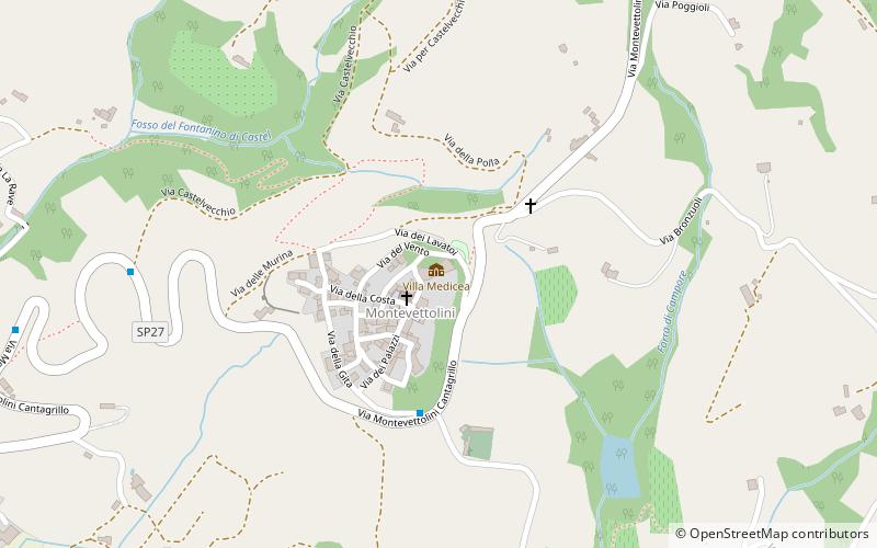 Villa Medici von Montevettolini location map