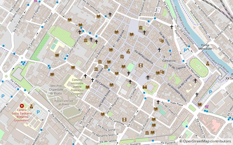 Biblioteca Roncioniana location map