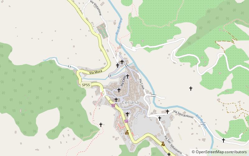 Via Celio location map
