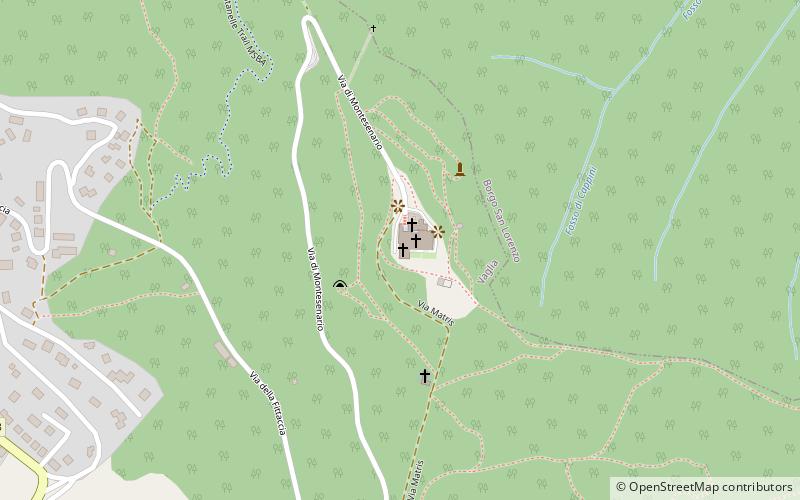 Abbaye de Monte Senario location map