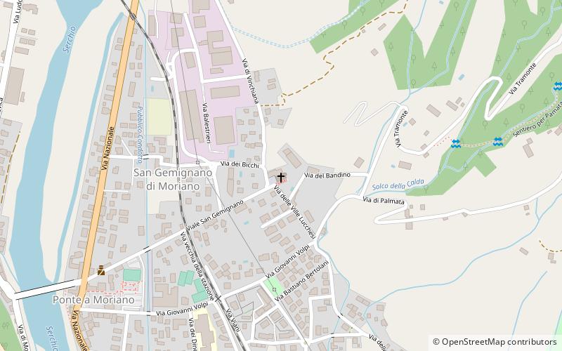 San Gemignano location map
