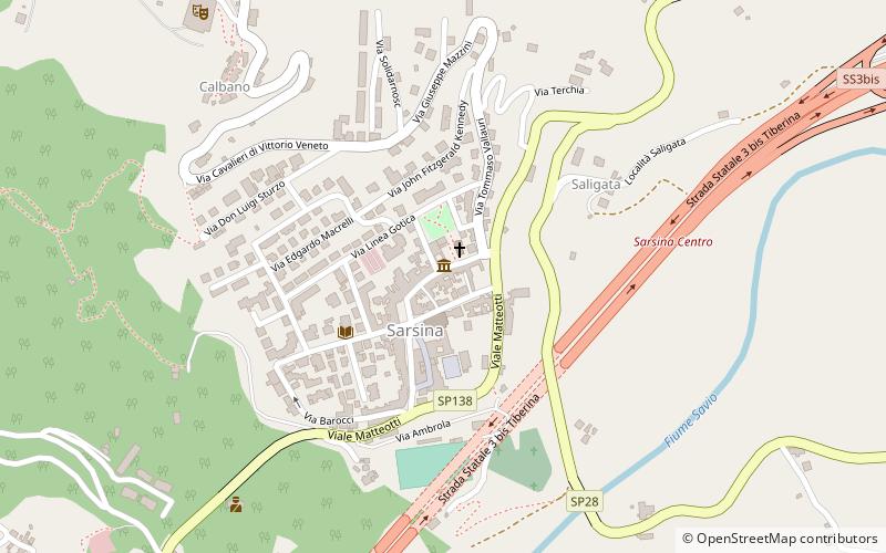Sarsina location map