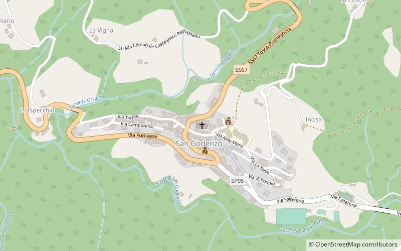 Abbazia di San Godenzo location map