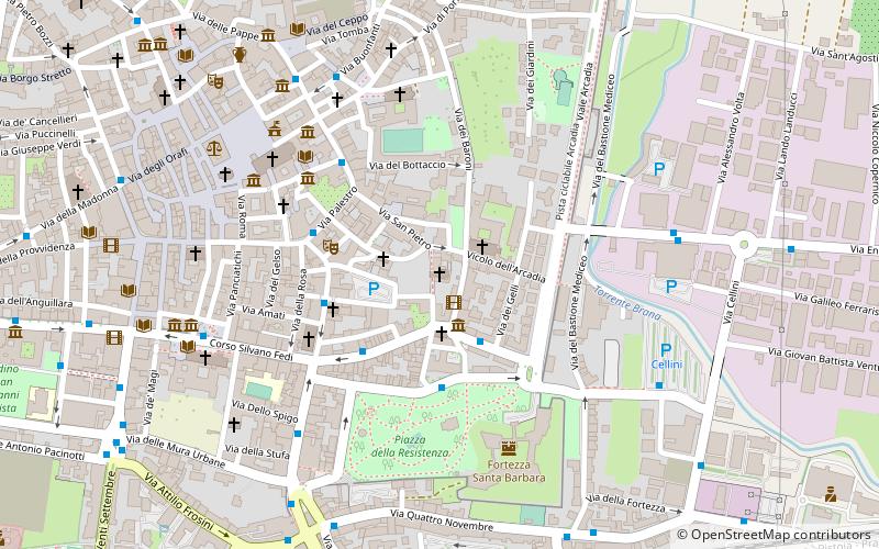 san giovanni decollato pistoia location map