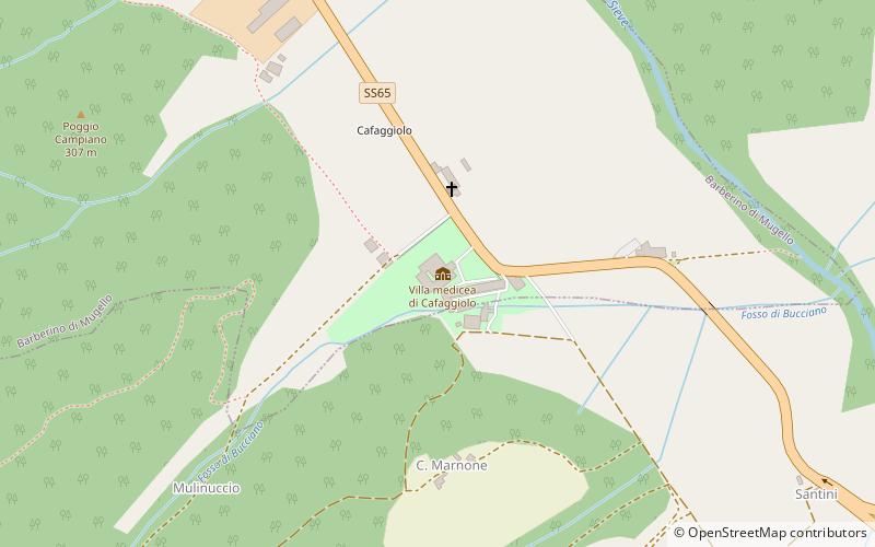 Villa Medicea di Cafaggiolo location map