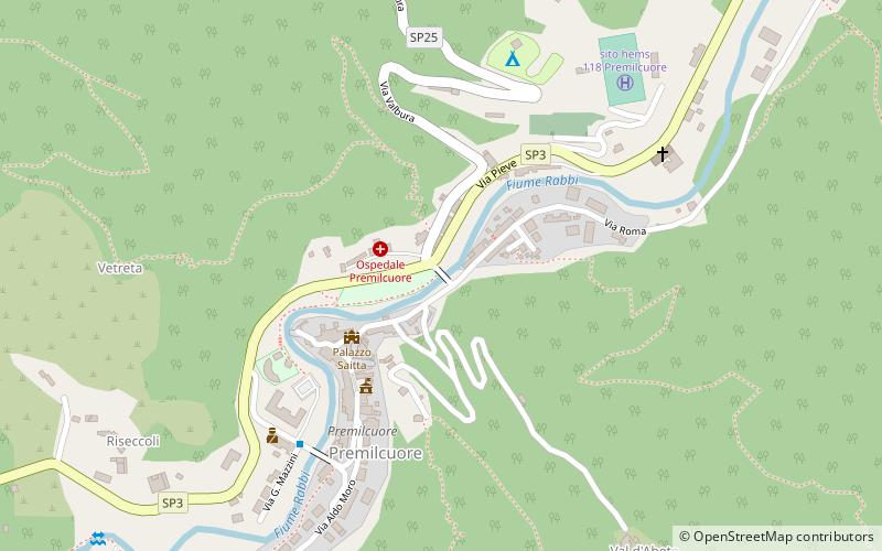 Premilcuore location map