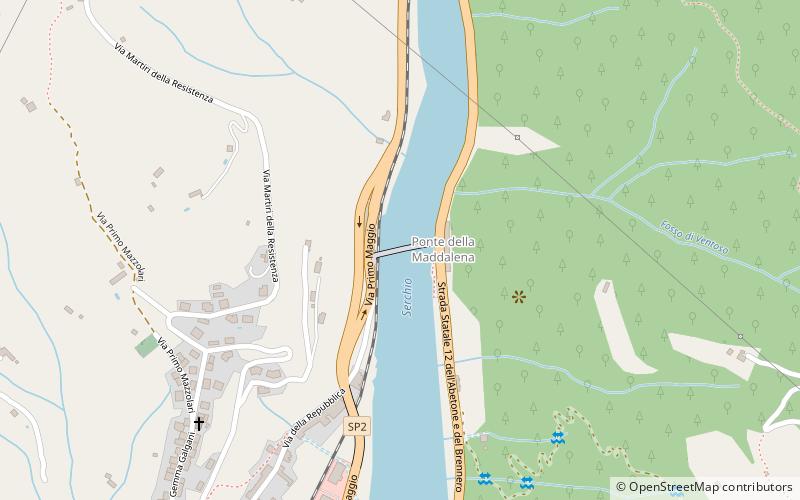 Pont de la Madeleine location map