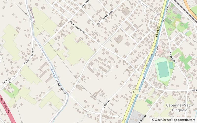 Montignoso location map