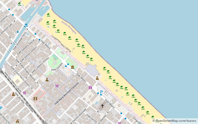 Plaża bezpłatna location map