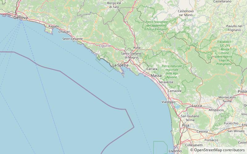 San Venerio Lighthouse location map
