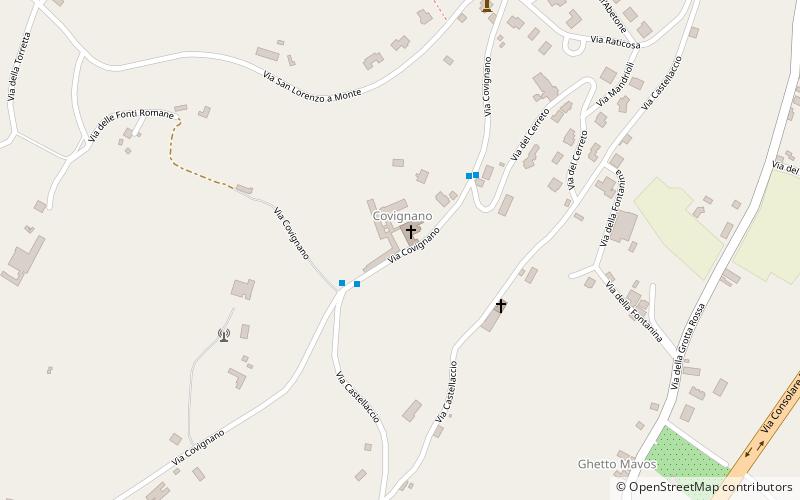 San Fortunato location map