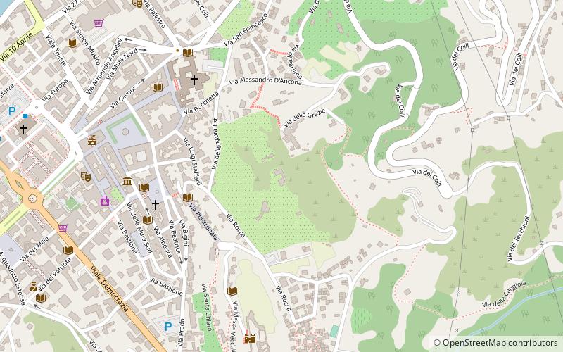 Villa Massoni location map