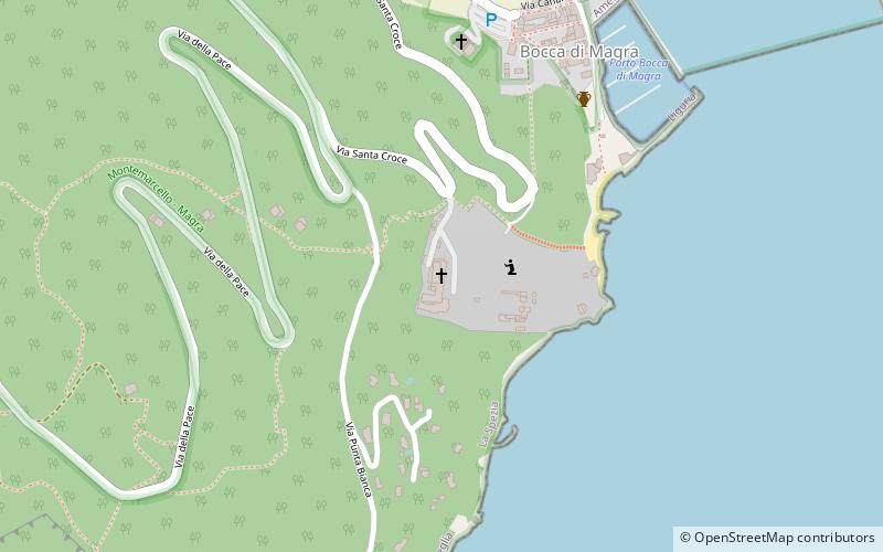 Monastero Santa Croce location map