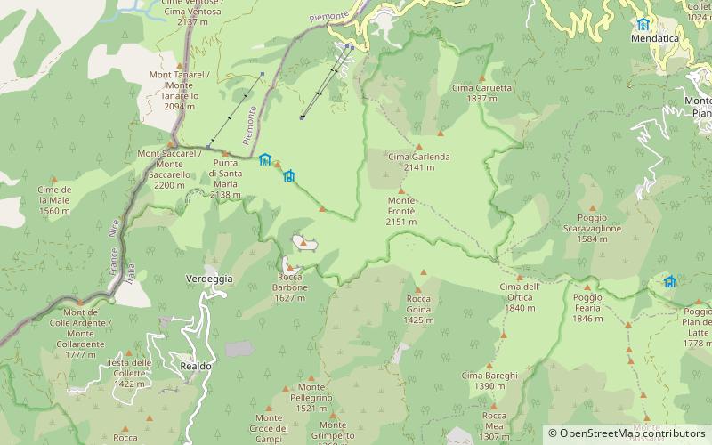 Passo Garlenda location map