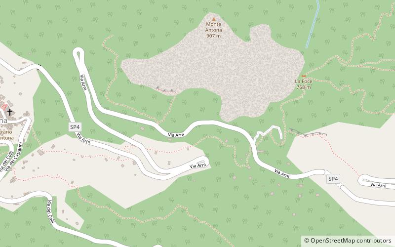 orto botanico delle alpi apuane pietro pellegrini location map